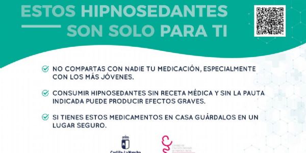 <div class='NoticiasTitulo hidden-xs'>EN PORTADA</div><a href='Noticia.asp?idNoticia=2475' class='CBPorcentaje'><div class='NoticiasTitular'>Farmacuticos de Castilla-La Mancha y la Consejera de Sanidad unen fuerzas para frenar el consumo de hipnosedantes entre los adolescentes</div><div class='NoticiasTexto hidden-xs'>
Además de un vídeo informativo que se difundirá en redes sociales, se están realizando sesiones formativas a profesionales farmacéuticos y charlas informativas dirigidas a la población en general
Uno de los objetivos de la campaña es concienciar a las personas que tienen pautado este tipo de medicamentos con receta dentro de su tratamiento, la importancia de no compartirlos con nadie, especialmente con menores de edad

El Consejo de Colegios Oficiales de Farmacéuticos de Castilla-La Mancha (COFCAM) y la Consejería de Sanidad ponen en marcha hoy una nueva campaña dirigida a frenar el...</div></span></a>