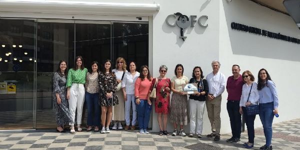 <div class='NoticiasTitulo hidden-xs'>EN PORTADA</div><a href='Noticia.asp?idNoticia=2461' class='CBPorcentaje'><div class='NoticiasTitular'>El Colegio de Farmacuticos recoge en una gala solidaria el reconocimiento de Manos Unidas Cuenca a los farmacuticos conquenses por su trayectoria de colaboracin</div><div class='NoticiasTexto hidden-xs'>El pasado sábado 6 de mayo, nuestra presidenta Luz Moya, recogió el reconocimiento al Colegio de Farmacéuticos de Cuenca, entregado en la gala solidaria de Manos Unidas.
Este reconocimiento se hace en representación de las farmacias de Cuenca contribuyentes a las actividades de la organización, sobre todo con la cesión de productos para el Rastrillo Nazareno que se organiza en Cuaresma, colaboración que se viene realizando desde hace casi una década.
Desde el colectivo farmacéutico conquense agradecemos este reconocimiento, que muestra, una vez más, que los farmacéuticos  participan en diversas...</div></span></a>
